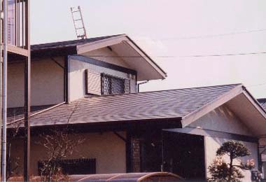 施工前（Before） 1｜屋根工事　赤いお屋根になりました♪座間市