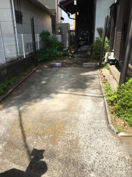 施工前（Before） 1｜海老名市　カーポートを使いやすく