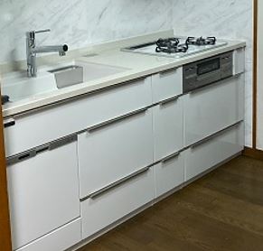 施工事例写真 2｜キッチンリフォーム　シンプルな使い勝手で気に入ってます。海老名市Y様