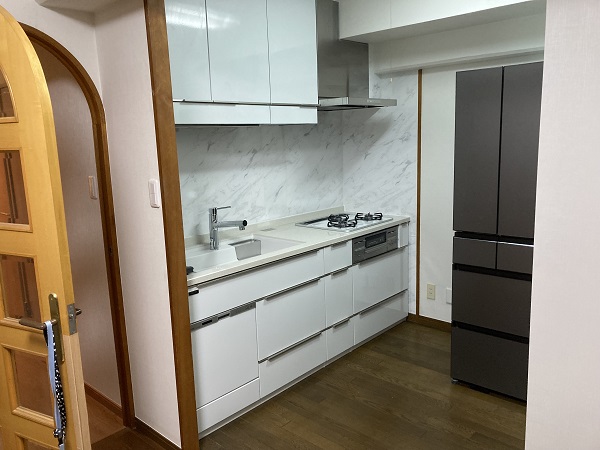 キッチンリフォーム　シンプルな使い勝手で気に入ってます。海老名市Y様