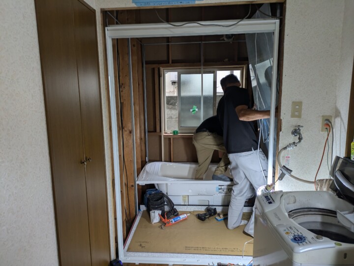 施工中 3｜ヒートショック対策で安心です。海老名市Ｍ様