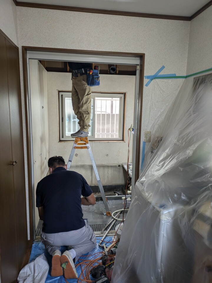 施工中 2｜ヒートショック対策で安心です。海老名市Ｍ様