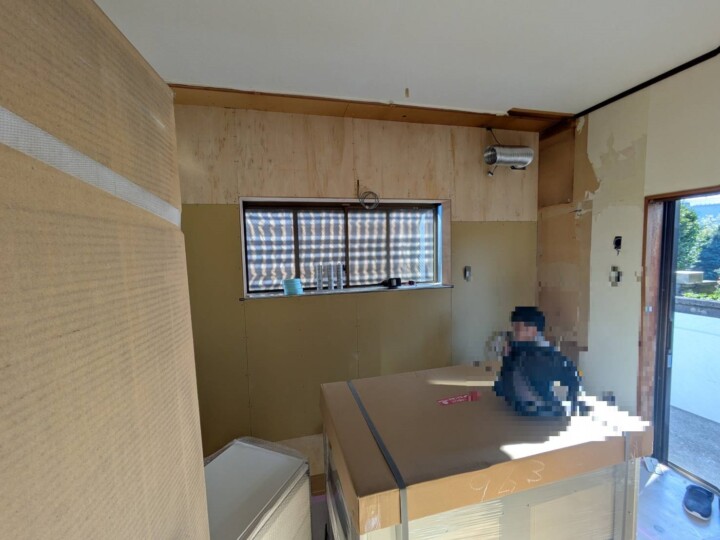 施工中 2｜タカラのトレーシアは清潔で落ち着くキッチン。海老名市Y様